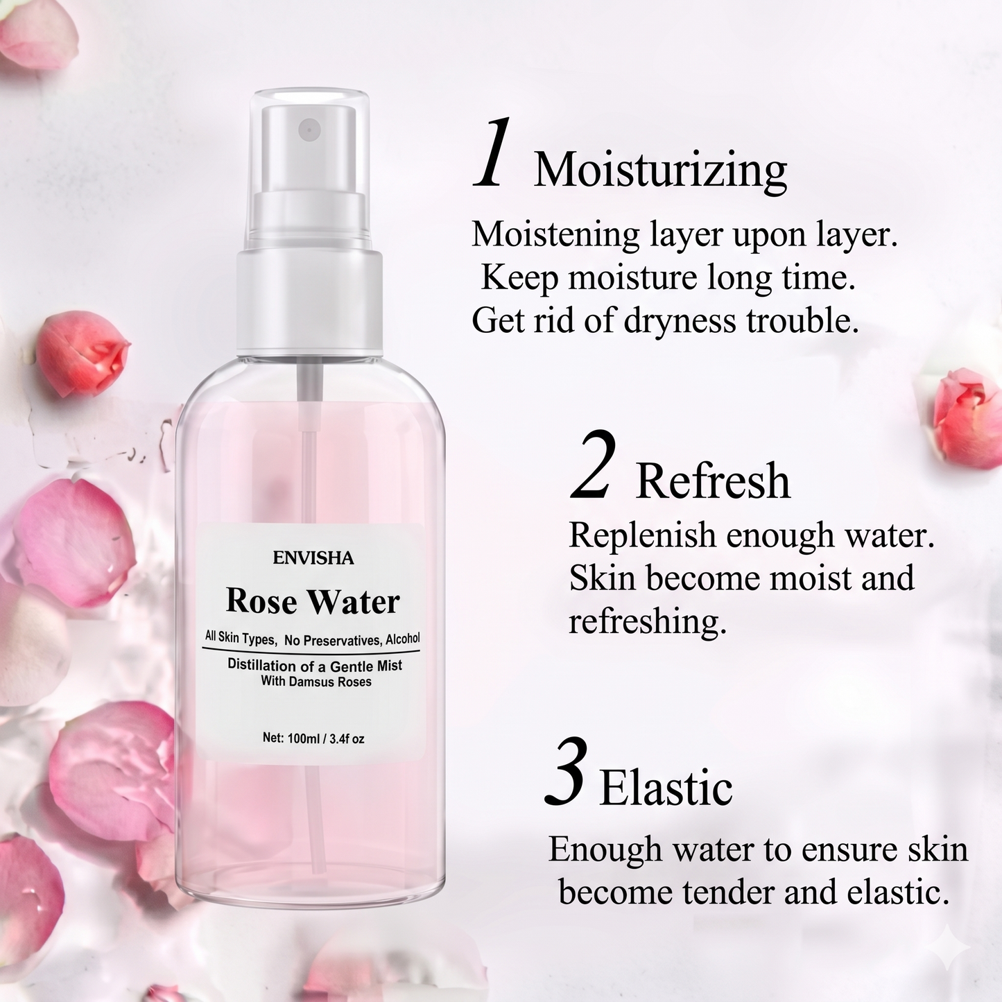 Rose Water Face Facial Toner