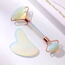 Gua Sha + Jade Roller Set